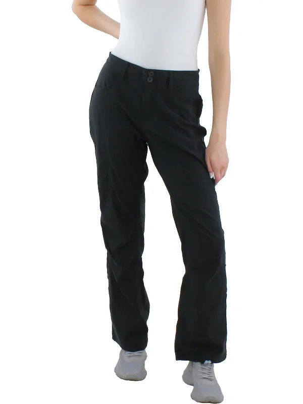 Fashionable Women's Casual Apparel All Season Fashion Collection Womens Lightweight Nylon Straight Leg Pants Fashionable Women's Casual Apparel All Season Fashion Collection Womens Lightweight Nylon Straight Leg Pants