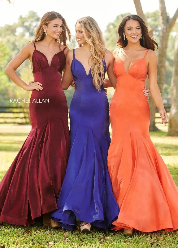 Women's Vacation Outfit Exclusive Sale Rachel Allan Long Formal Mermaid Prom Dress