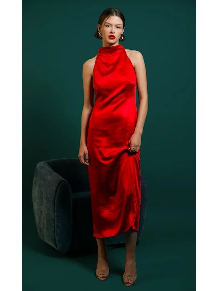 Women's Comfortable Clothes For Weekends Ethnic Cultural Event Wear BRAYELN MIDI DRESS