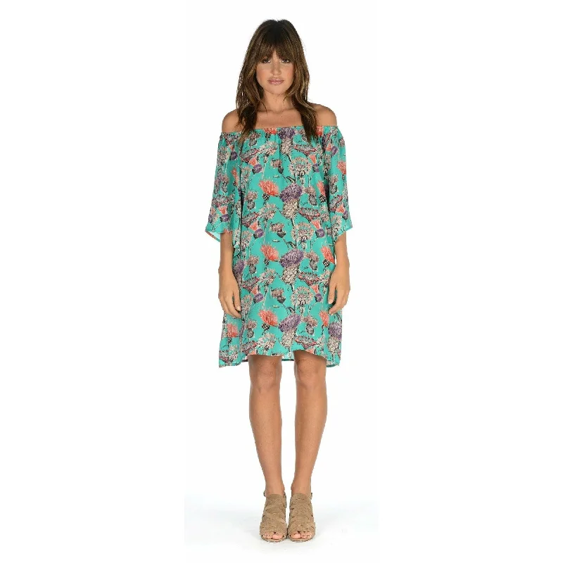 Elegant Clothing Penelope Teal Dress