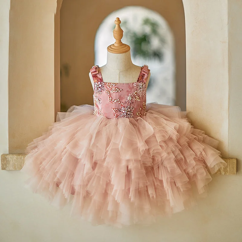 Modern Women's Apparel Style Without Limits Luxurious Formal Dress Beauty Pageant Dress Toddler Puffy Birthday Ball Gown