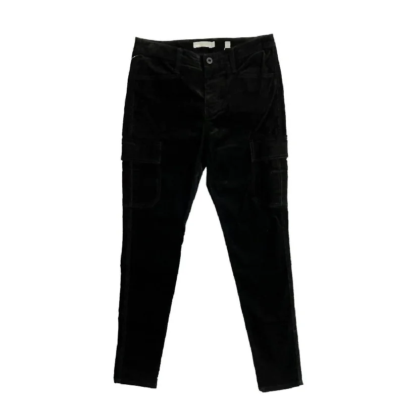 Women's Travel Garments Huge Markdowns Women's Corduroy Skinny Leg Pockets High Rise Slim Pants In Black Women's Travel Garments Huge Markdowns Women's Corduroy Skinny Leg Pockets High Rise Slim Pants In Black