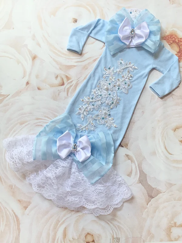 Women's Apparel Popular Collection Jeweled Infant Gown