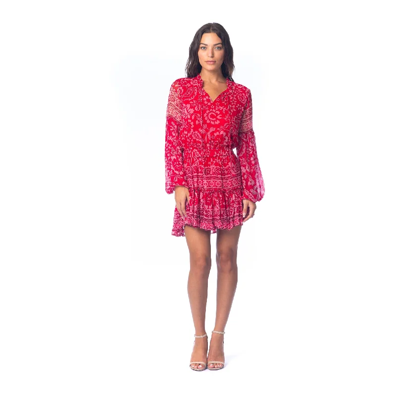 Women's Holiday Attire Eliza Fuchsia Dress