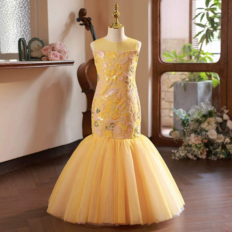 Women's Wardrobe Apparel Top Brand Discounts Luxurious Baby Girl Beauty Pageant Party Dress Flower Girl Dress Birthday Ball Gown