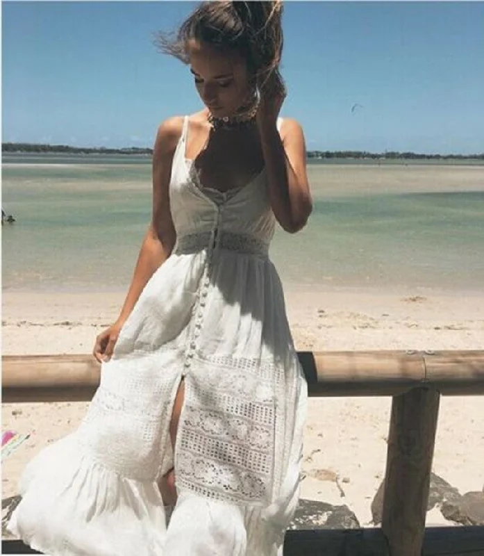 Women's Formal Clothes Summer Essentials Julia Fashion - Fashion Sexy Women Boho Maxi Dress