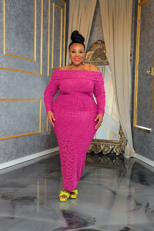 Best Deals On High-Quality Fashion – Shop Now Magenta I Keep Fallen Dress