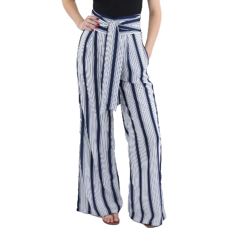 Timeless Women's Outfit Save Big Womens High Waist Striped Trouser Pants