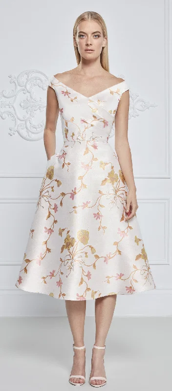 Charming Everyday Clothing For Women Anniversary Sale Off-the-Shoulder Midi Dress