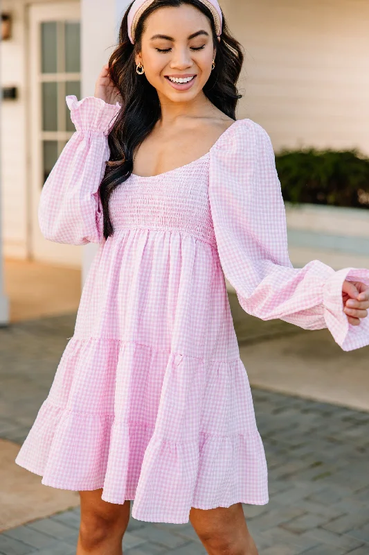 Women's Vacation Garments Best Sellers Uniquely You Pink Babydoll Dress