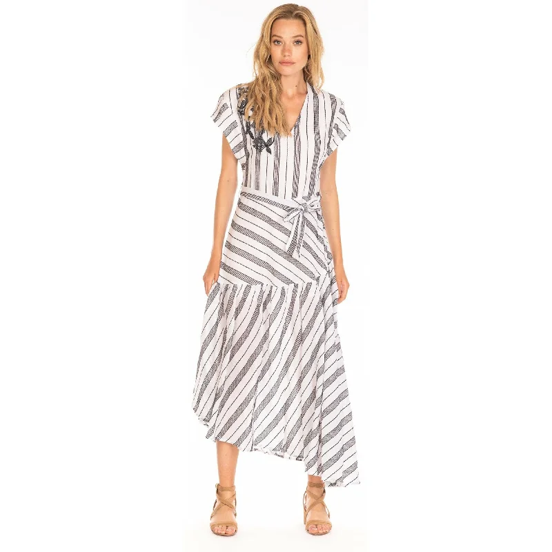 Chic And Edgy Irina Black White Dress