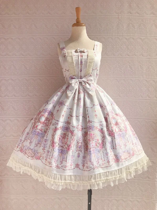 Chic Women's Fashion At Exclusive Promotional Rates Yilia~Sweet Printing Winter Lolita JSK Dress