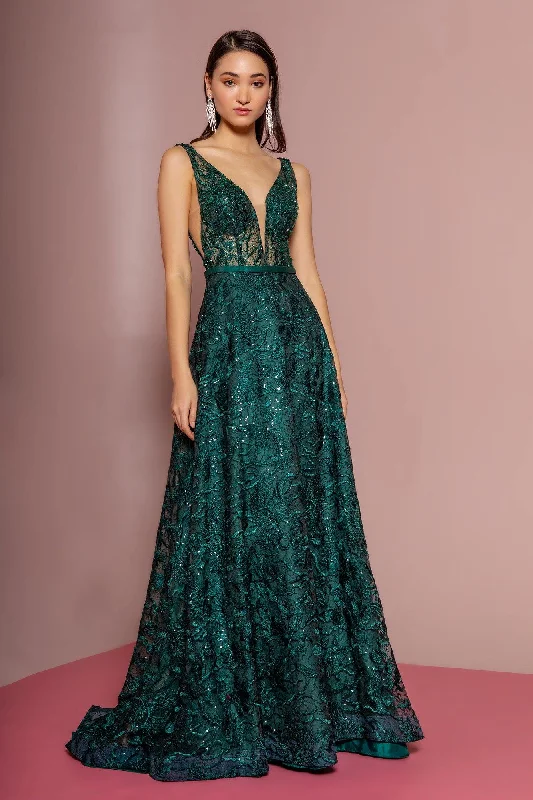Women's Clothing For Holiday Travel Father's Day Deals Lace Embellished Long Prom Dress