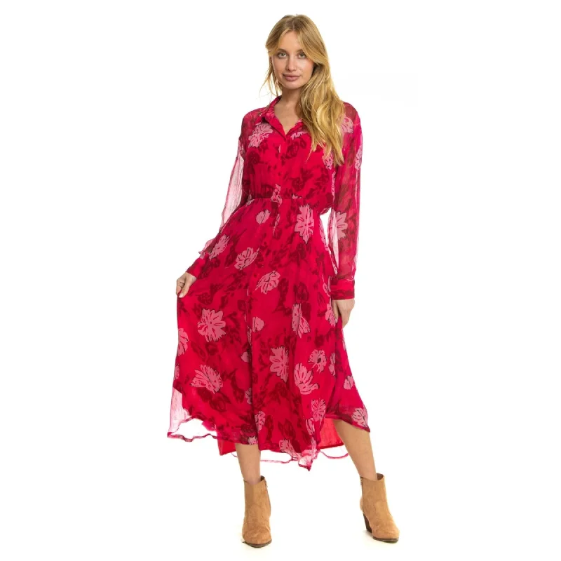 Women's Clothing With Trendy Designs Bonnie Magenta Dress