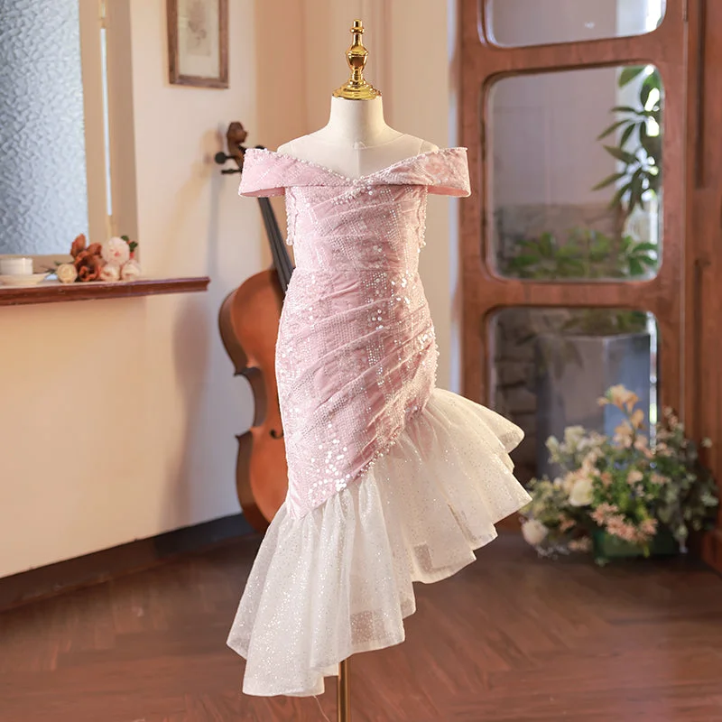 Vintage-Inspired Women's Apparel Trendy Fashion Sale Baby Girl Mermaid Party Dress Flower Girl Dress Birthday Ball Gown