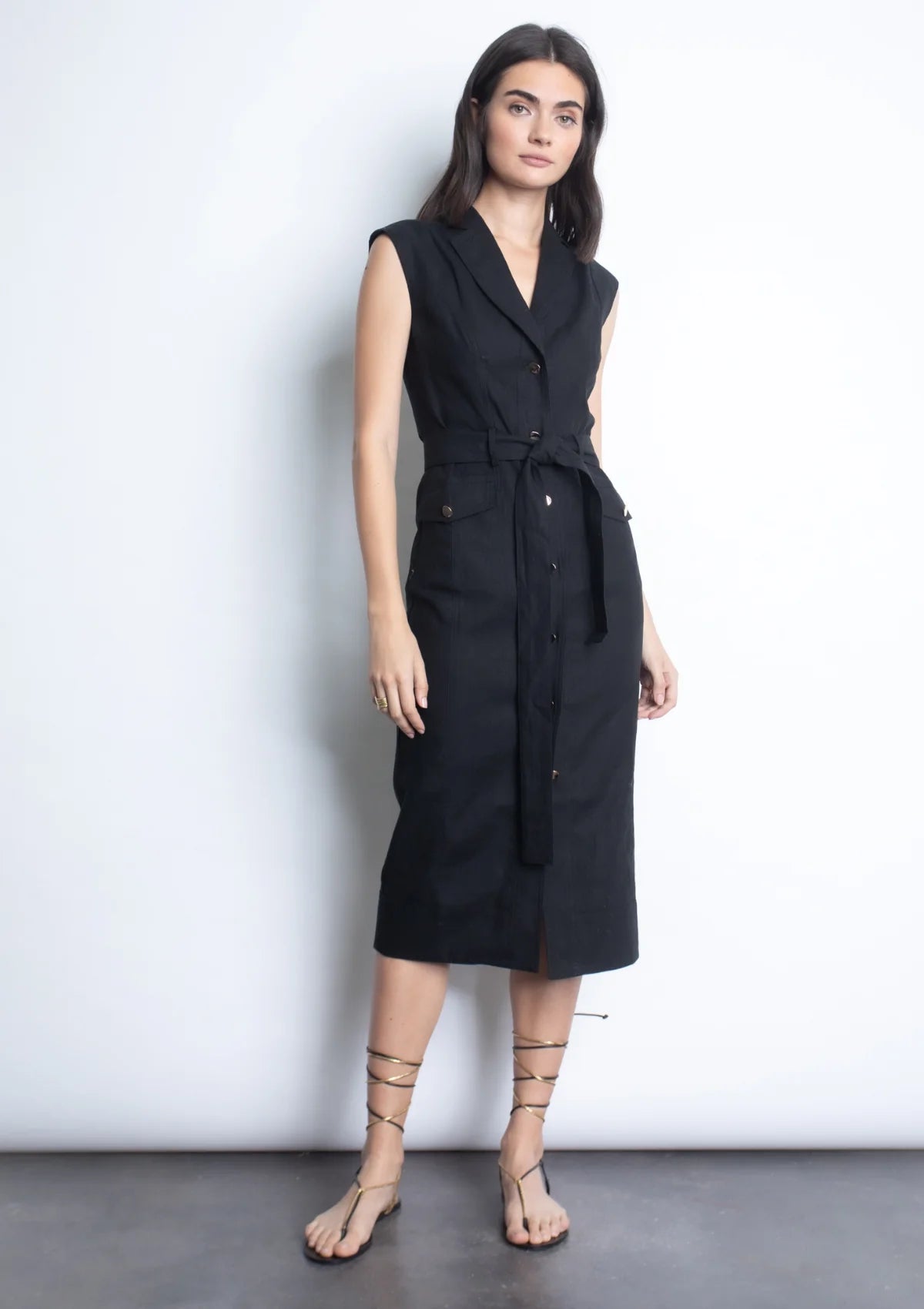 Sustainable Women's Clothes Nordic Minimalist Home Look AIRIM MIDI DRESS