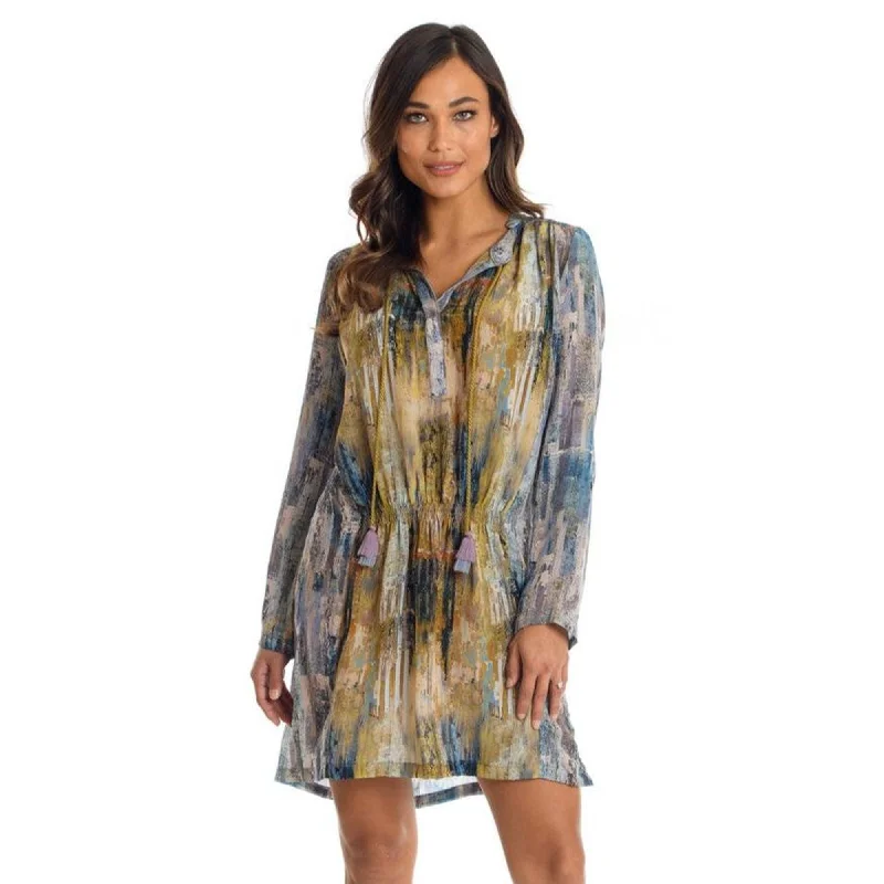 Trendy Urban Attire Silk Amanda Ice Dress