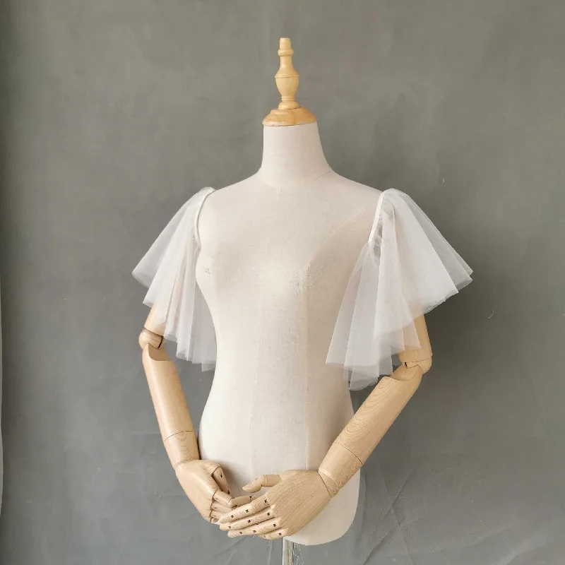 Stylish Outerwear Clothes For Women Comfort First Women's Fashion Versatile Tulle Removable Sleeves Stylish Outerwear Clothes For Women Comfort First Women's Fashion Versatile Tulle Removable Sleeves