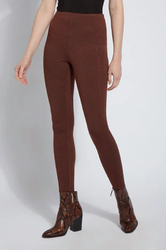 Women's Holiday Clothes Refined Simplicity Laura Legging Jacquard In Antique Houndstooth Women's Holiday Clothes Refined Simplicity Laura Legging Jacquard In Antique Houndstooth