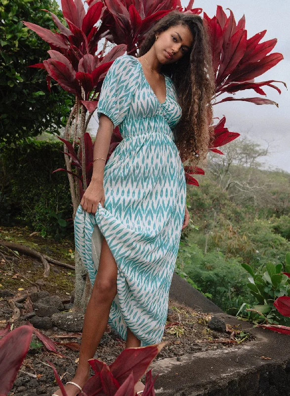 Women's Functional Apparel For Outdoor Activities Dreamy Aesthetic LINCOLN MIDI DRESS
