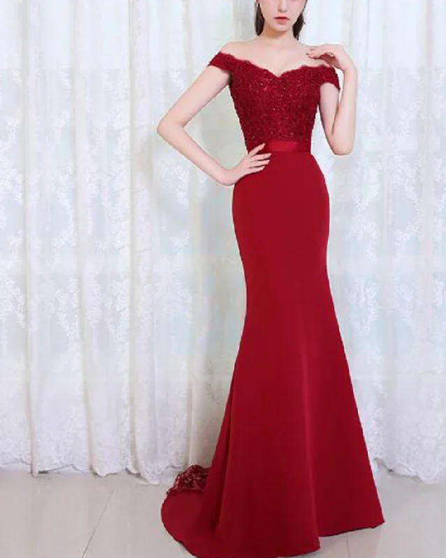 Women's Everyday Clothes Durable Fashion Picks Black /navy/Burgundy fishtail Lace Wedding Bridesmaid Dresses Women Evening Party Gown PL214 Women's Everyday Clothes Durable Fashion Picks Black /navy/Burgundy fishtail Lace Wedding Bridesmaid Dresses Women Evening Party Gown PL214