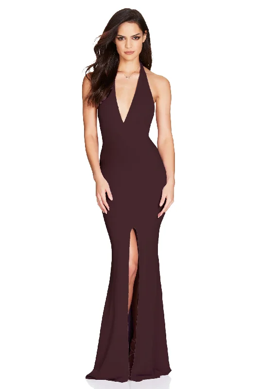 Women's Chic Outerwear Outfit Limited - Edition Drops ILLEGAL HALTER GOWN