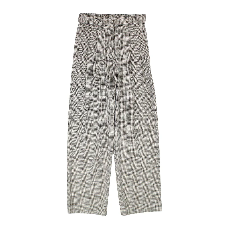 Plus-Size Women's Garments Shop Our Looks Fung Lan And Co. Houndstooth Belted Trouser - Black/White Plus-Size Women's Garments Shop Our Looks Fung Lan And Co. Houndstooth Belted Trouser - Black/White