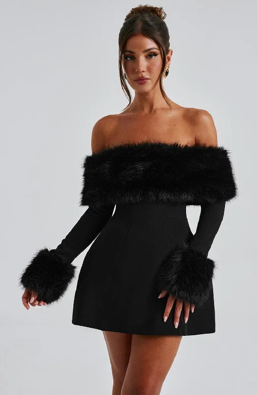 Timeless Women's Garments Wardrobe Upgrade Villanelle Mini Dress - Black