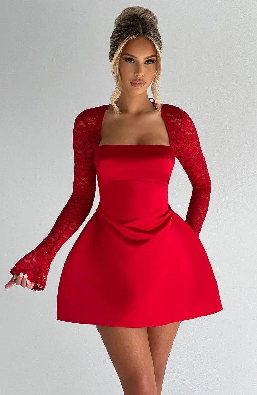 Chic Clothes For Women Attire Sale Sadie Mini Dress - Red