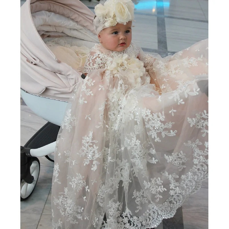Women's Loungewear Clothes Seasonal Picks Custom Couture Blush and Ivory Gown