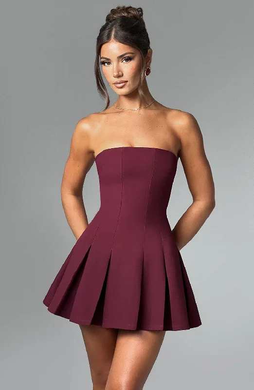 Formal Attire For Women Buy More, Save More Bryony Mini Dress - Cherry Lacquer