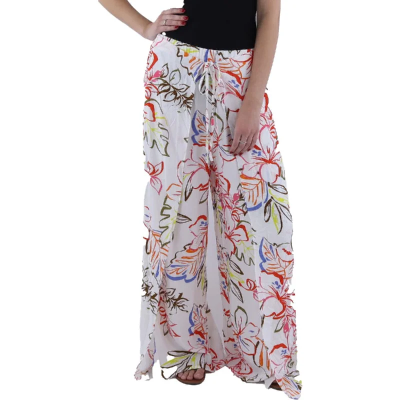 Classic Women's Apparel Comfort First Women's Wear Womens Printed Flyaway Wide Leg Pants Classic Women's Apparel Comfort First Women's Wear Womens Printed Flyaway Wide Leg Pants