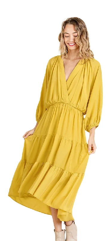 Women's Work Outfit For The Office Limited Stock, Big Sale Tiered Ruffle Maxi Dress, Yellow Women's Work Outfit For The Office Limited Stock, Big Sale Tiered Ruffle Maxi Dress, Yellow