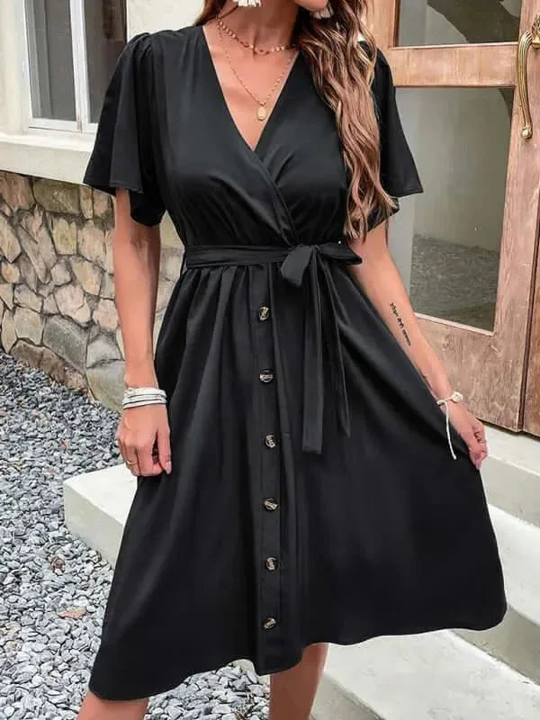 Comfortable Lounge Clothing Early Access To Art Deco Styles Sale Casual Short Womens Midi Dress