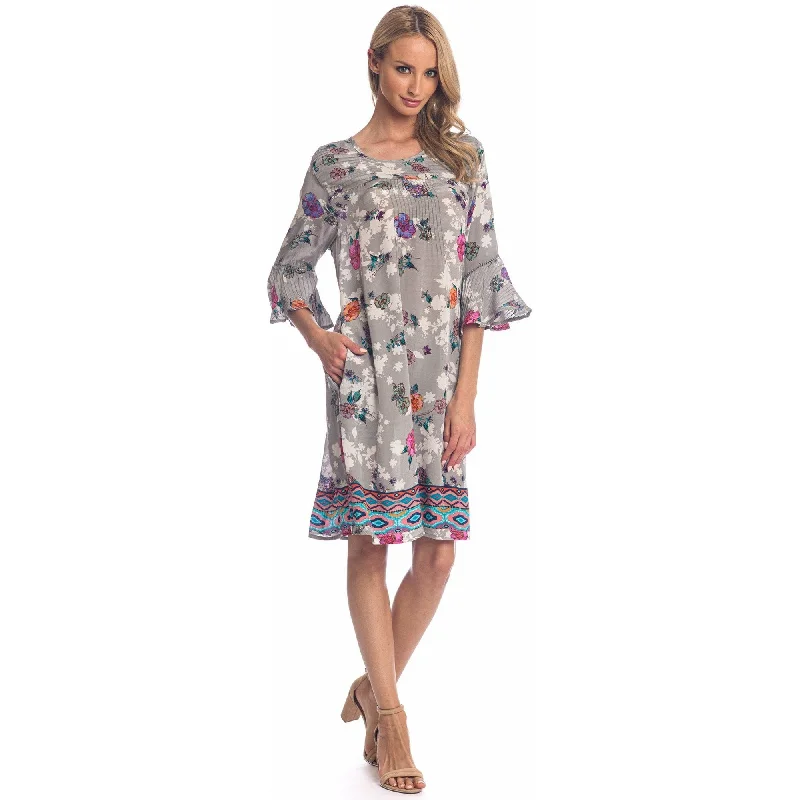 Casual Chic Women's Clothes Kelly Silver Dress