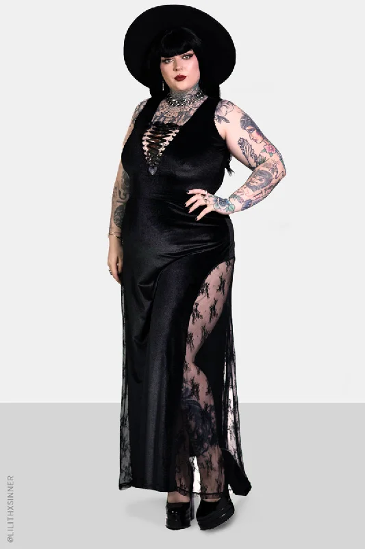 Women's Comfortable Lounge Attire Trend Setting Threads Lenore Maxi Dress
