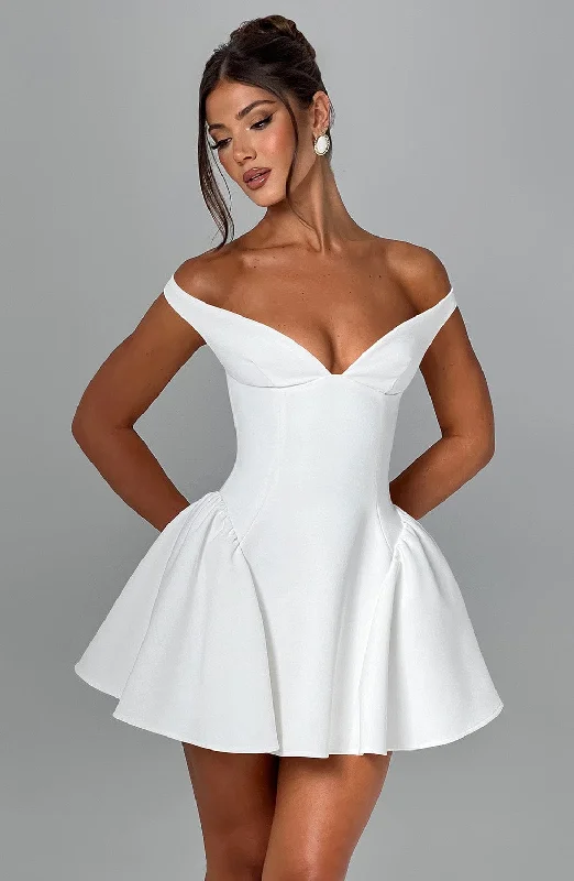 Women's Functional Apparel For Outdoor Activities Exquisite Women's Wear Sale Marla Mini Dress - Ivory Women's Functional Apparel For Outdoor Activities Exquisite Women's Wear Sale Marla Mini Dress - Ivory