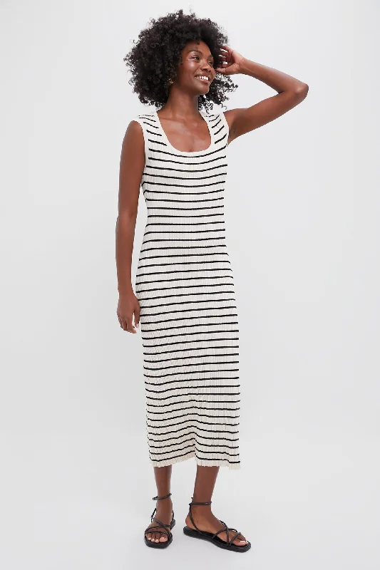 Charming Women's Outfit For Special Occasions The Good Stuff Sandshell Gisele Stripe Midi Dress Charming Women's Outfit For Special Occasions The Good Stuff Sandshell Gisele Stripe Midi Dress