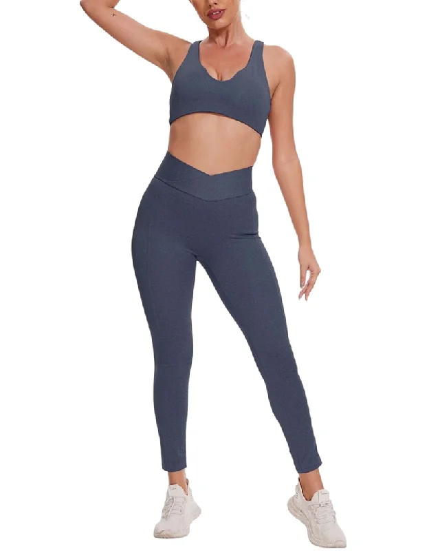 Women's Everyday Garments Women's Urban Fashion EVIA SPORT 2pc Top & Legging Set