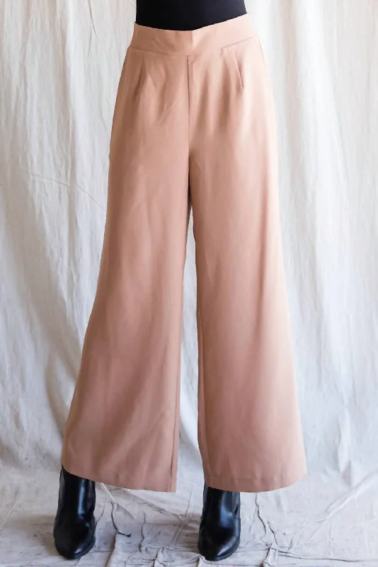 Women's Clothes For Special Occasions Playful Elegance When Spring Appears Pants In Beige Women's Clothes For Special Occasions Playful Elegance When Spring Appears Pants In Beige