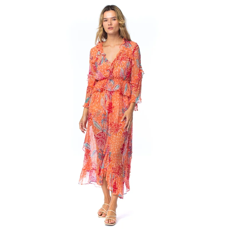 Trendy Fashion for Women Mahila x Tolani: Imogen Peach Dress