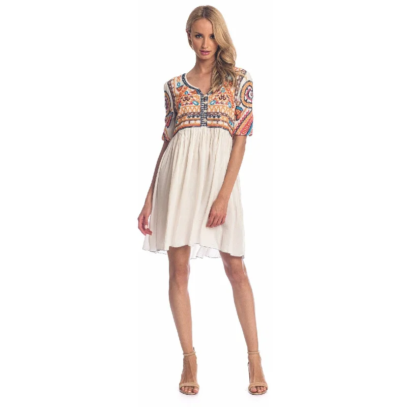 Urban Sophistication Siella Ecru Dress