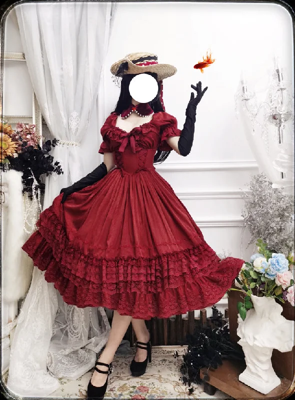 Women's Fashion Clothes (Buyforme) Sweet Wood~ CLA Vintage French Lolita OP Dress