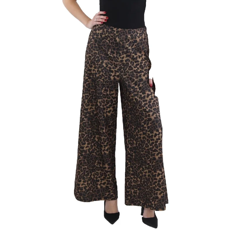 Women's Athletic Apparel Limited Stock, Big Sale Womens Animal Print Long Wide Leg Pants