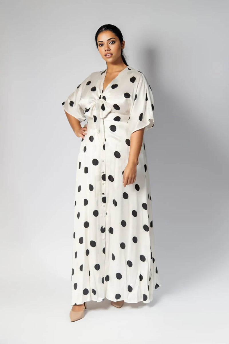 Women's Athletic Clothes Angelika Silk Spot Dress