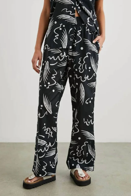 Affordable Women's Clothing Graceful Movement Brendon Pants In Tahiti Night