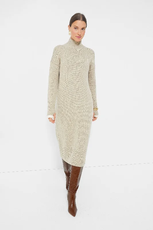 Affordable Luxury Women's Apparel Versatile Style Wardrobe Light Fawn Winona Midi Dress