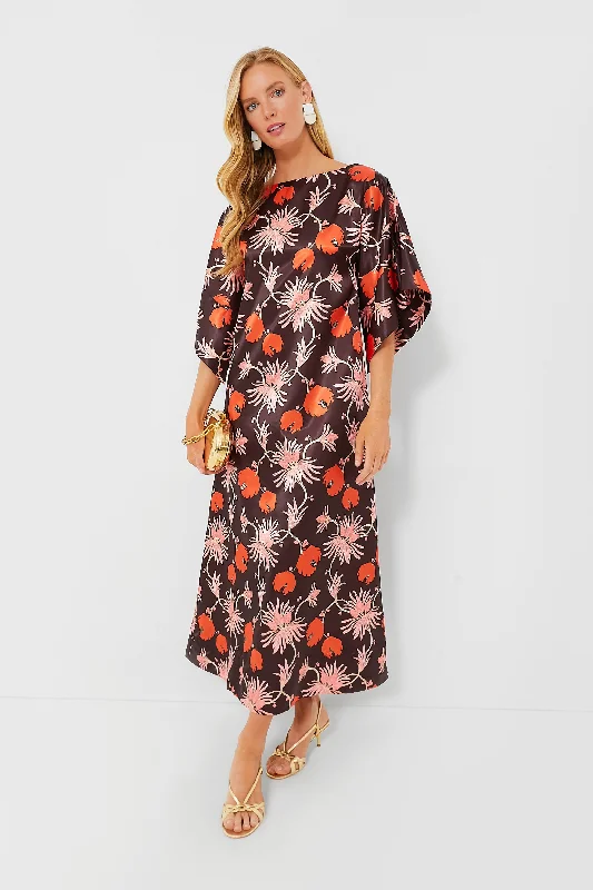 Formal Garments For Women Refined Simplicity Silk Fantasia Print Spinnaker Maxi Dress Formal Garments For Women Refined Simplicity Silk Fantasia Print Spinnaker Maxi Dress
