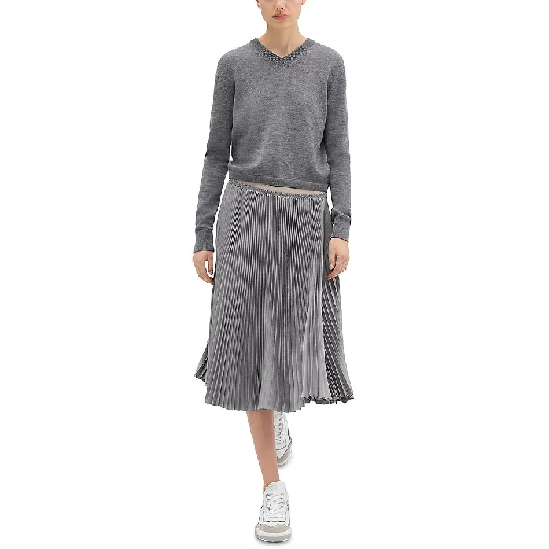Women's Formal Event Clothing Limited Time Flash Sale Juniors Womens Solid Elastic Waist A-Line Skirt Women's Formal Event Clothing Limited Time Flash Sale Juniors Womens Solid Elastic Waist A-Line Skirt