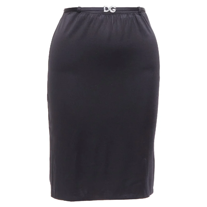 Timeless Women's Apparel Anniversary Sale Dolce Gabbana Mare Resin Logo Skirt